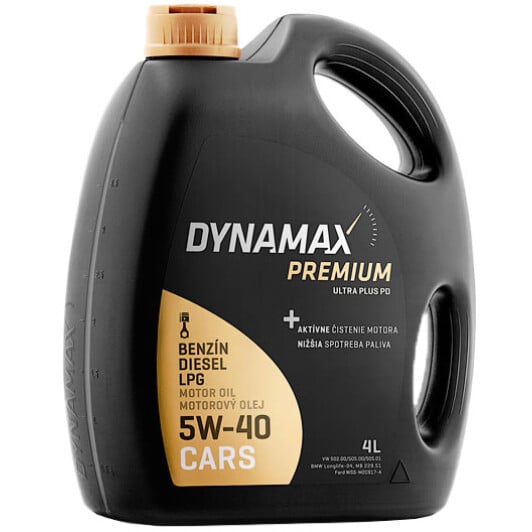 Моторна олива Dynamax Premium Ultra Plus PD 5W-40 4 л на Peugeot 305
