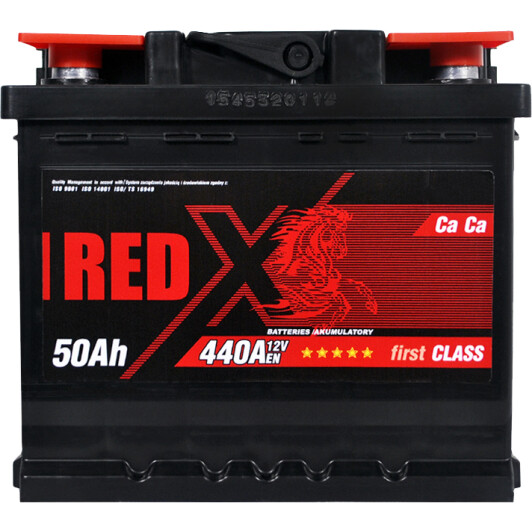 Акумулятор RED X 6 CT-50-R First Class 54580RX