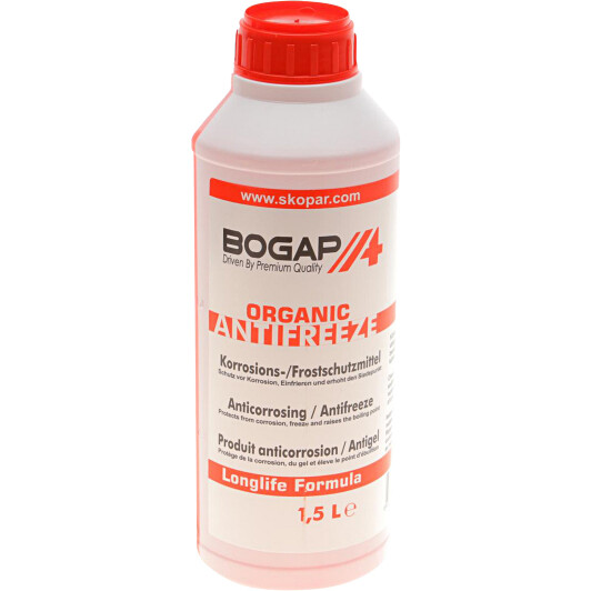 Готовий антифриз BOGAP Organic Antifreeze G12 фіалковий -37 °C