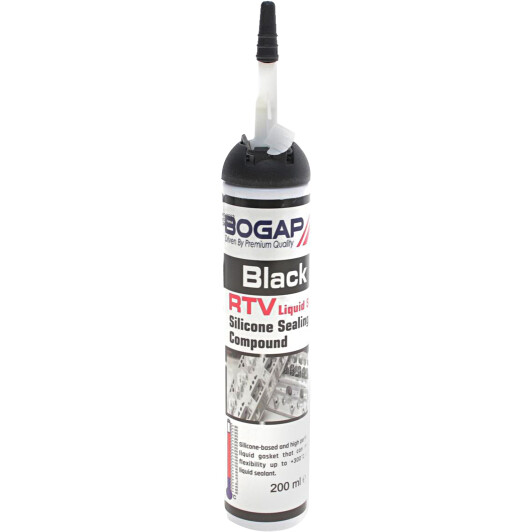 Герметик BOGAP RTV Liquid Sealant чорний