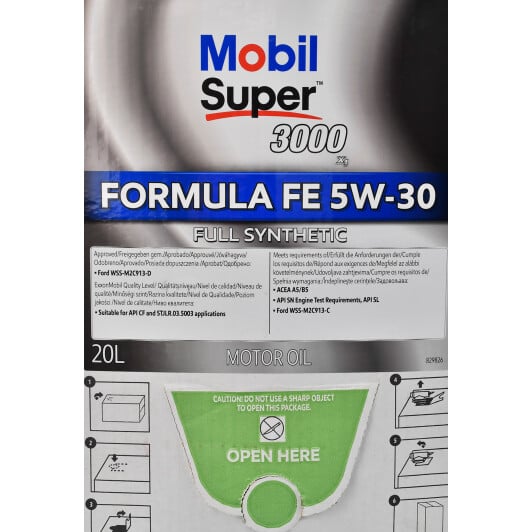 Моторное масло Mobil Super 3000 X1 Formula FE 5W-30 20 л на Nissan Maxima