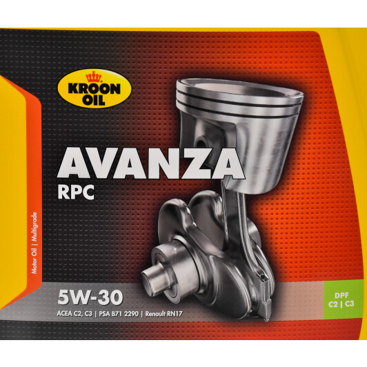 Моторное масло Kroon Oil Avanza RPC 5W-30 5 л на Mazda 323