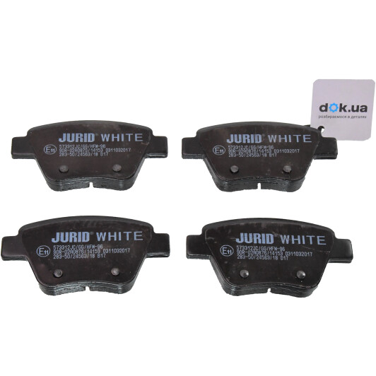 Тормозные колодки Jurid 573312JC
