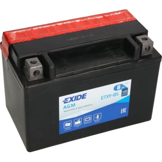Акумулятор Exide 6 CT-8-L AGM ETX9-BS