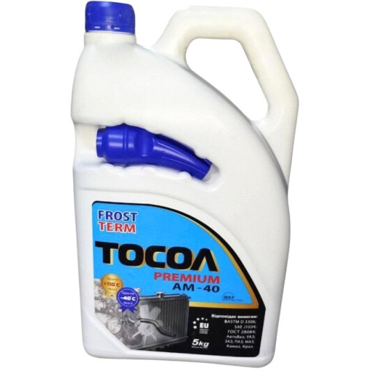 FrostTerm Premium AM-40 -40 °C, 5 л (862417) готовый антифриз 5 л