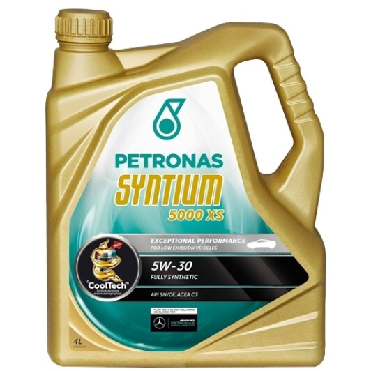 Масло Petronas Syntium 5000 XS 5W-30 4 л на Isuzu Rodeo