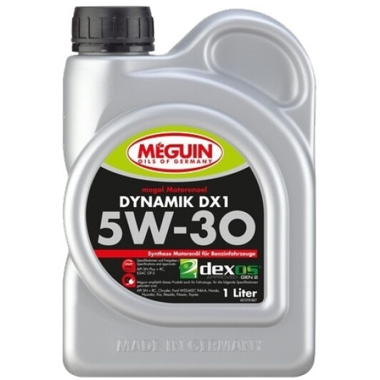 Олива Meguin Dynamik DX1 5W-30 1 л на Chrysler 300C