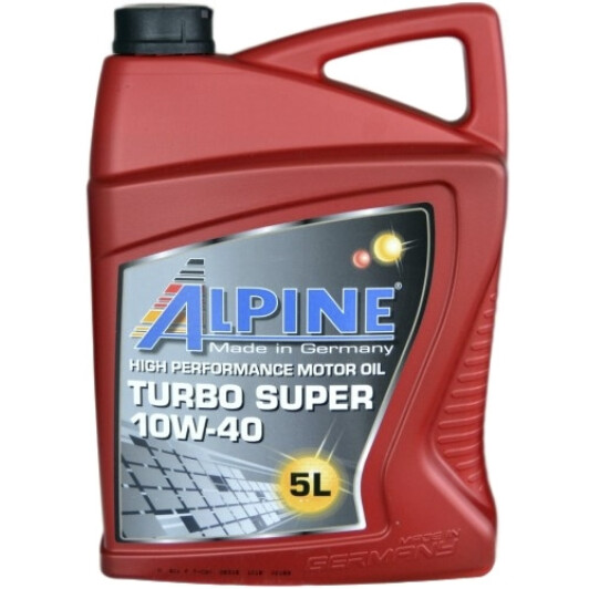 Олива Alpine Turbo Super 10W-40 5 л на Isuzu Rodeo