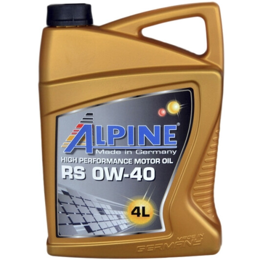 Масло Alpine RS 0W-40 4 л на Mitsubishi Pajero