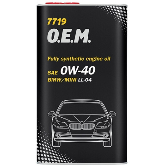 Олива Mannol O.E.M. For BMW 0W-40 на Porsche Cayenne