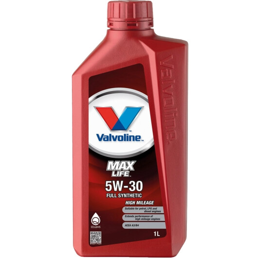 Масло Valvoline MaxLife 5W-30 1 л на MINI Cooper
