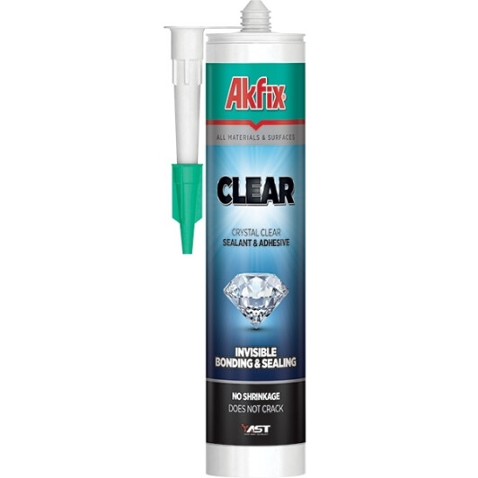 Akfix Clear герметик прозрачный