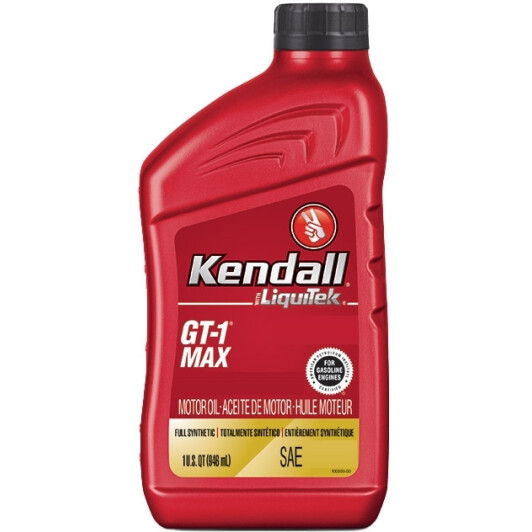 Масло Kendall GT-1 MAX with LiquiTek 5W-20 на MINI Cooper