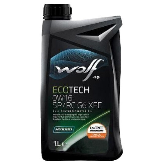Масло Wolf Ecotech SP/RC G6 XFE 0W-16 1 л на Porsche Cayenne