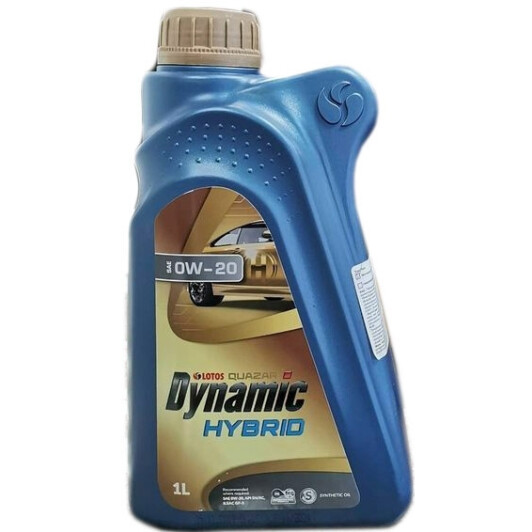 Масло LOTOS Quazar Dynamic Hybrid 0W-20 1 л на Porsche Cayenne