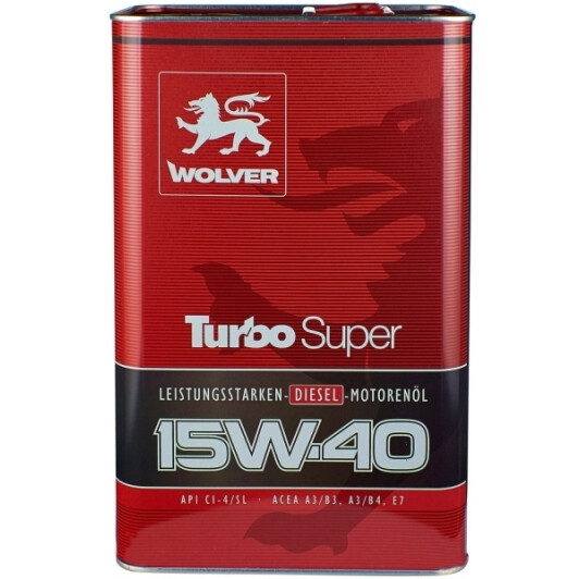 Масло Wolver Turbo Super 15W-40 на Mitsubishi Pajero