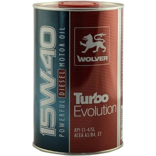 Масло Wolver Turbo Evolution 15W-40 1 л на Mitsubishi Pajero