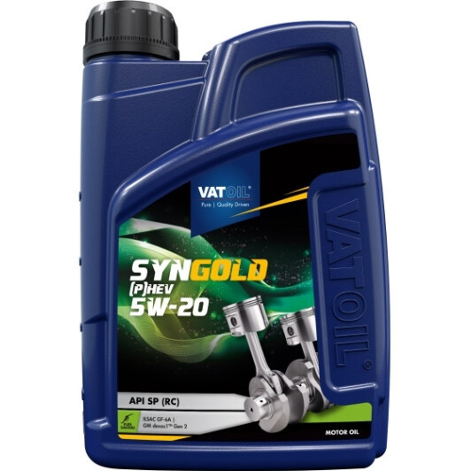 Олива VatOil SynGold (P)HEV 5W-20 1 л на Porsche Cayenne