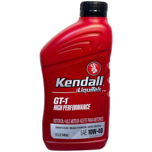 Масло Kendall GT-1 High Performance Motor Oil with LiquiTek 10W-40 0.946 л на MINI Cooper