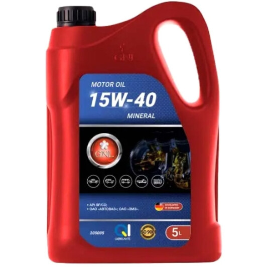 Масло GNL Mineral 15W-40 5 л на MINI Cooper