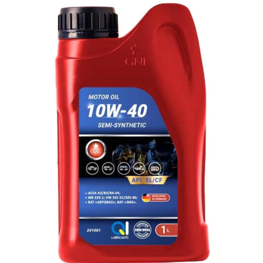 Олива GNL SL/CF 10W-40 1 л на MINI Cooper