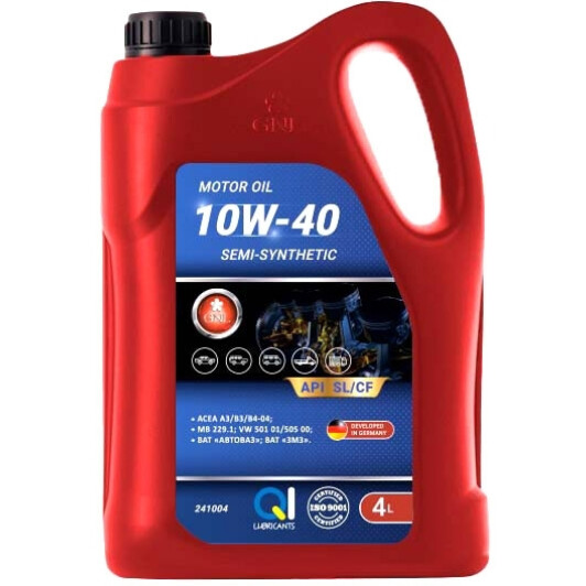 Олива GNL SL/CF 10W-40 4 л на MINI Cooper