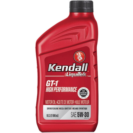 Масло Kendall GT-1 High Performance Motor Oil with LiquiTek 5W-30 0.946 л на MINI Cooper