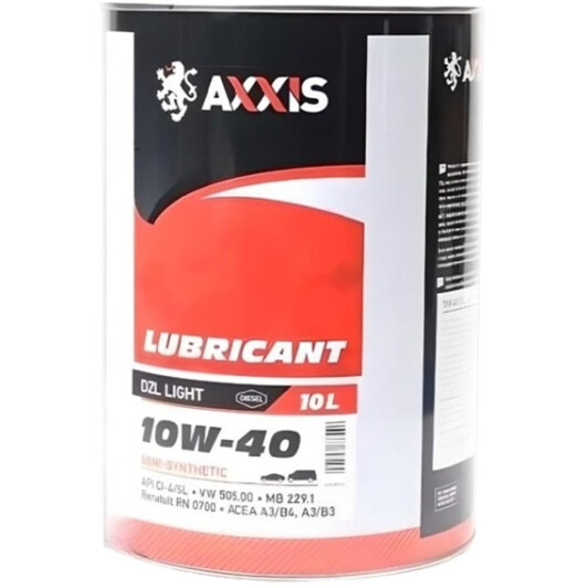 Олива Axxis DZL Light 10W-40 10 л на Porsche Cayenne