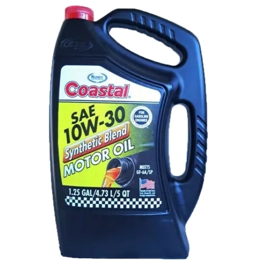 Масло Coastal Synthetic Blend 10W-30 4,73 л на Chrysler 300C