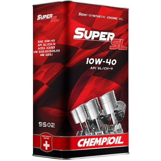 Масло Chempioil Super SL (Metal) 10W-40 5 л на Porsche Cayenne