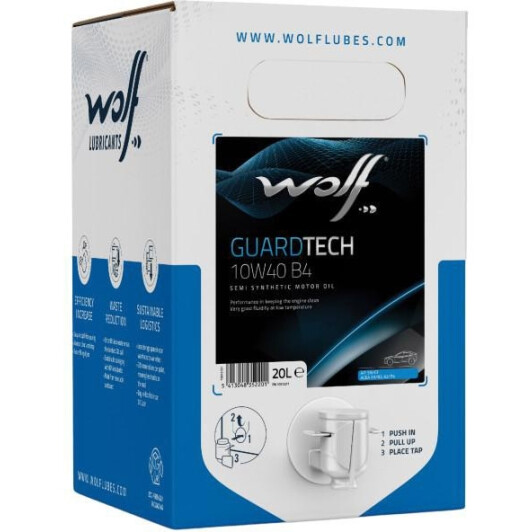 Масло Wolf Guardtech B4 10W-40 20 (box) л на Isuzu Rodeo