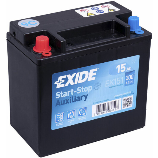 Акумулятор Exide 6 CT-15-L EK151