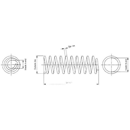 Пружина подвески Monroe SP3401 для Peugeot 406
