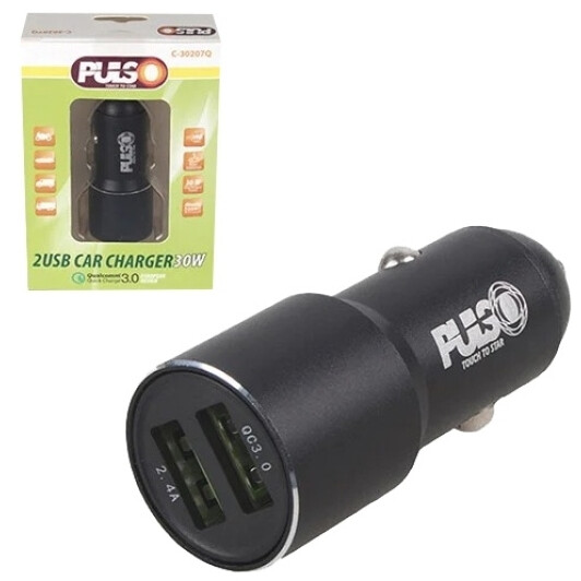 Usb зарядка в авто Pulso C-30207Q C-30207Q