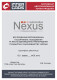 Сертификат на Комплект сцепления Nexus F1X005NX