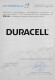 Сертификат на Акумулятор Duracell 6 CT-60-R Advanced DA60