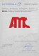 Сертификат на Паливний фільтр AMC KF-1459