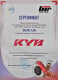 Сертификат на Амортизатор Kayaba 343353 для Kia Rio
