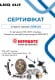 Сертификат на ШРУС Nipparts J2820511 для Hyundai Matrix