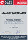 Сертификат на Топливный фильтр JC Premium B3W006PR