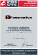 Сертификат на Головний циліндр зчеплення Pneumatics CP-205