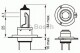 Автолампа Bosch Longlife Daytime H7 PX26d 55 W 1987302078