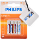 Батарейка Philips LongLife R03L4B/10 AAA (мизинчиковая) 1,5 V 4 шт