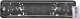 Рамка номерного знака Штурмовик РНШ-19050 колір сріблястий неіржавіюча сталь