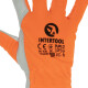 Перчатки рабочие Intertool кожаные оранжевые