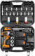 Гайковерт аккумуляторный Neo Tools (2 аккумулятора + ЗУ + насадки + чехол)