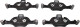 0986424849 Bosch Гальмівні колодки