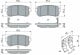 0 986 494 627 Bosch Тормозные колодки