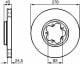 0 986 479 B28 Bosch Тормозной диск для Ford Transit