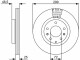 0 986 479 C74 Bosch Тормозной диск для Mazda 6